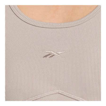 Reebok Women's Studio Rib Crop Medium Sports Bra