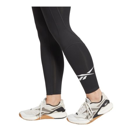 Reebok Women's Workout 25 Inch Big Logo Tights