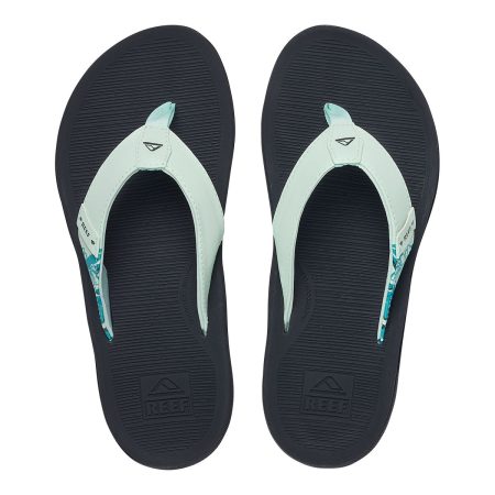 Reef Women's Santa Ana Leather Comfortable Supported Flip-Flops/ Sandals