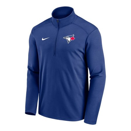 Toronto Blue Jays Nike Team Agility 1/2 Zip Long Sleeve Top