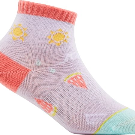 Ripzone Girls' Toddler Quarter Crew Socks - 3 Pack