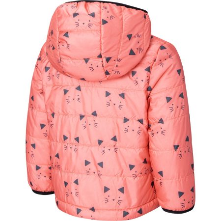 Ripzone Toddler Girls' Reversible Kitties Jacket