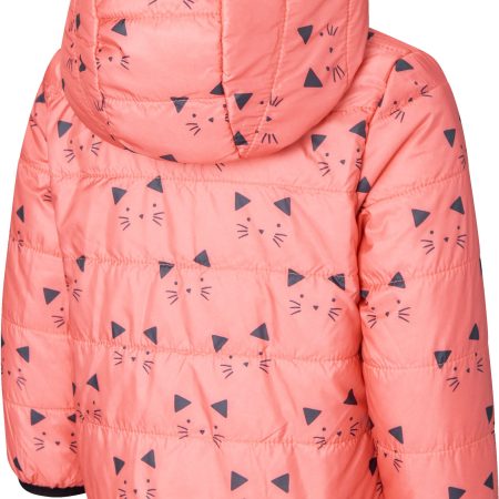 Ripzone Toddler Girls' Reversible Kitties Jacket