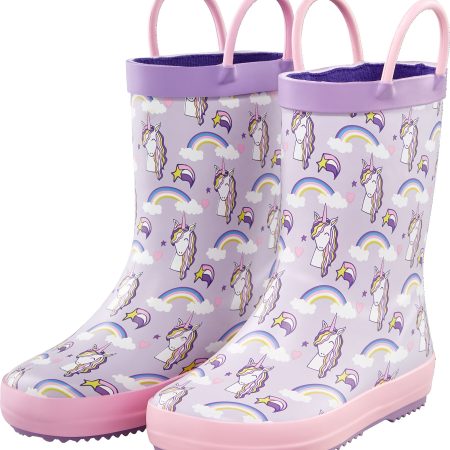 Ripzone Toddler Girls' Iris Rain Boot Unicorn Running Shoes