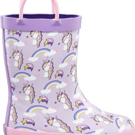 Ripzone Toddler Girls' Iris Rain Boot Unicorn Running Shoes