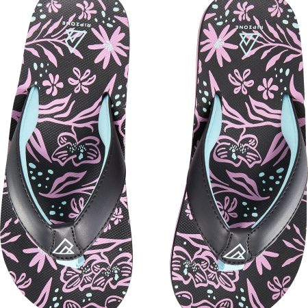 Ripzone Girls' Grade/Pre-School Kai Flip Flop Floral Sandals