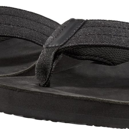 Ripzone Men's Lakeside Canvas Leather Lightweight Cushioned Sandals