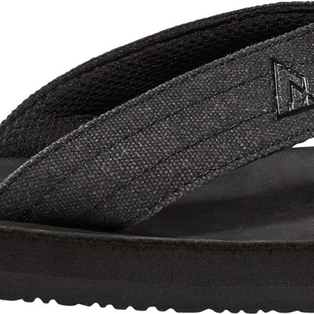 Ripzone Men's Lakeside Canvas Leather Lightweight Cushioned Sandals