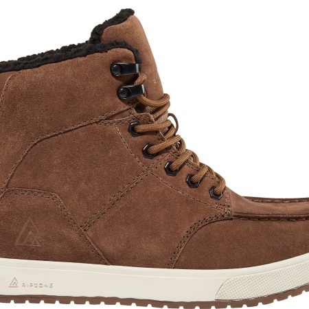 Ripzone Men's Wren Mid Cut Sherpa-Lined Suede Winter Boots