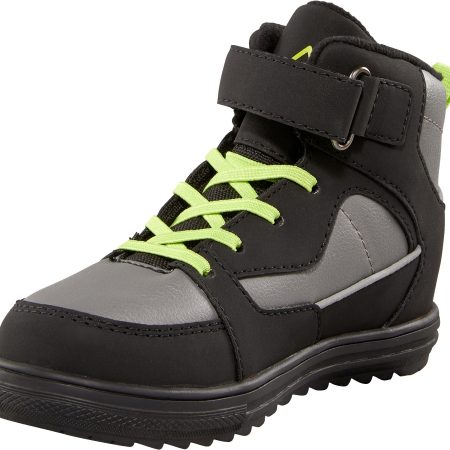 Ripzone Kids' Powder Day Transitional Easy-On  Insulated Fleece Winter Boots