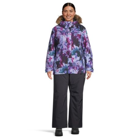 Ripzone Women's Plus Size Caledon Insulated Snow Pants