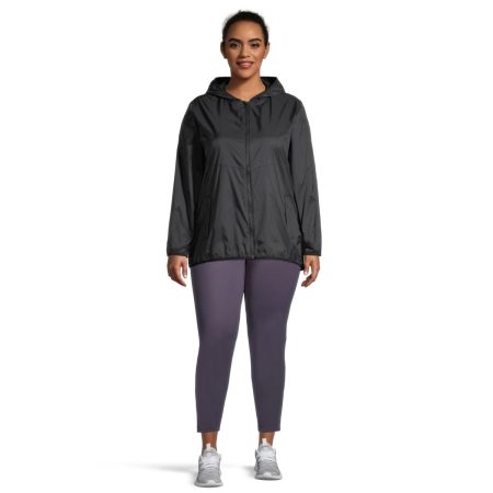 Ripzone Women's Plus Size Packable Windbreaker Jacket