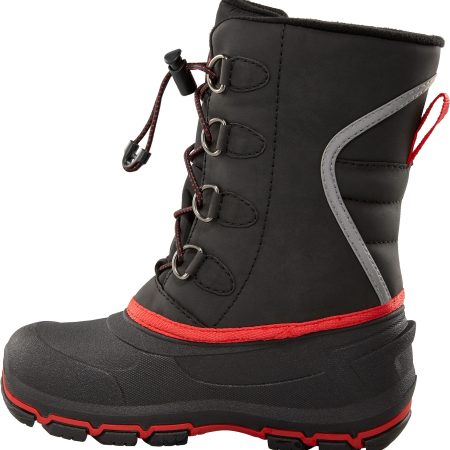 Ripzone Kids' Whiteout Easy-On Fleece Insulated Shell Winter Boots