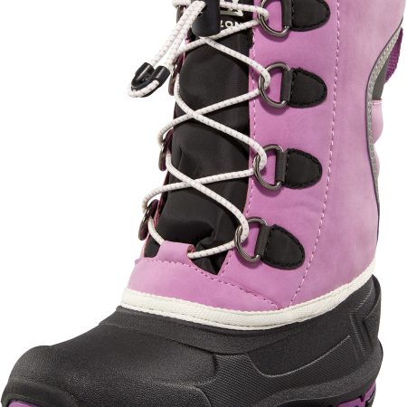 Ripzone Kids' Pre-School Whiteout Waterproof Insulated Fleece-Lined Winter Boots