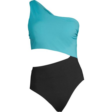 Ripzone Women's One Shoulder Cut Out One Swimsuit