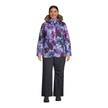 Ripzone Women's Plus Size Caledon Insulated Snow Pants