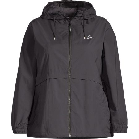 Ripzone Women's Plus Size Capilano 2.0 Windbreaker Jacket