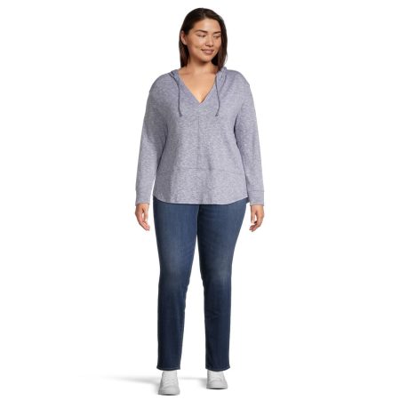 Ripzone Women's Plus Size Haida 2.0 Hooded Top