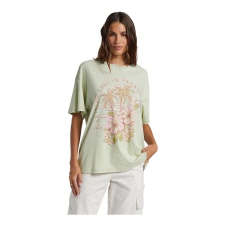 Roxy Women's Hibiscus Paradise XBFC T Shirt