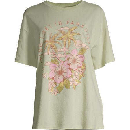 Roxy Women's Hibiscus Paradise XBFC T Shirt