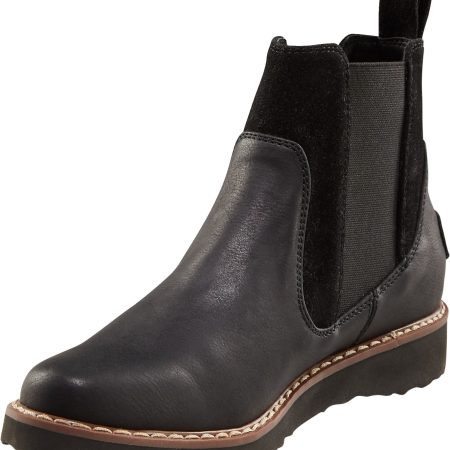 Roxy Women's Maddie J Chelsea Boots, Ankle, Slip On, Casual, Faux Leather