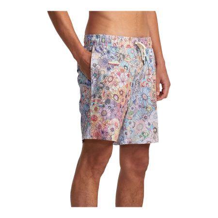 RVCA Men's Sage Elastic Hemp 17 Inch Volley Shorts