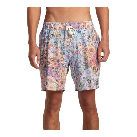 RVCA Men's Sage Elastic Hemp 17 Inch Volley Shorts