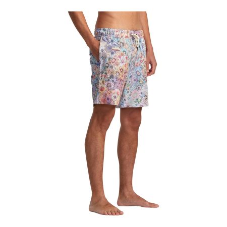 RVCA Men's Sage Elastic Hemp 17 Inch Volley Shorts