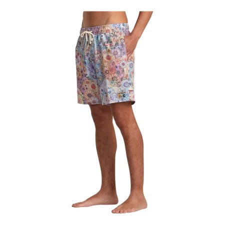 RVCA Men's Sage Elastic Hemp 17 Inch Volley Shorts