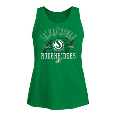 Saskatchewan Roughriders New Era Women's Glitter Print Tank Top