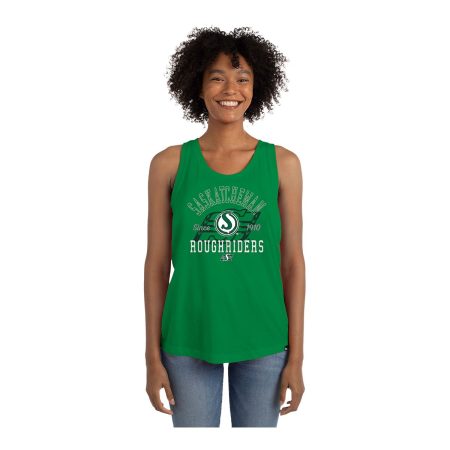 Saskatchewan Roughriders New Era Women's Glitter Print Tank Top