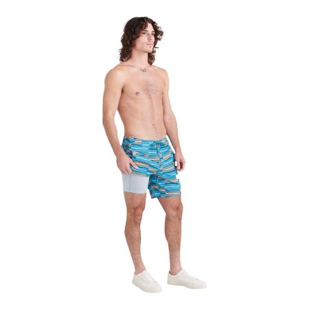 SAXX Men's Betawave 17 Inch 2 in 1 Boardshorts