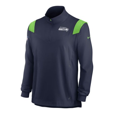 Seattle Seahawks Nike Quarter Zip Nylon Jacket