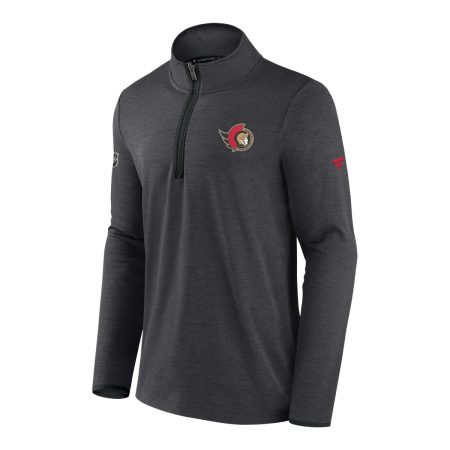 Ottawa Senators Fanatics Authentic Pro Rink Fleece 1/4 Zip Long Sleeve Top