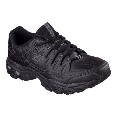 Skechers Men's Afterburn Memory Fit Wide Fit Walking Shoes