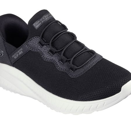 Skechers Women's Hands Free Slip-ins BOBS Sport Squad Chaos Walking Shoes, Slip On, Memory Foam, Vegan