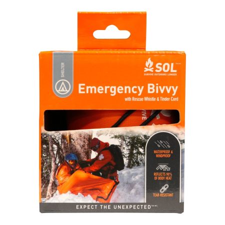 SOL Emergency Bivvy With Rescue Whistle