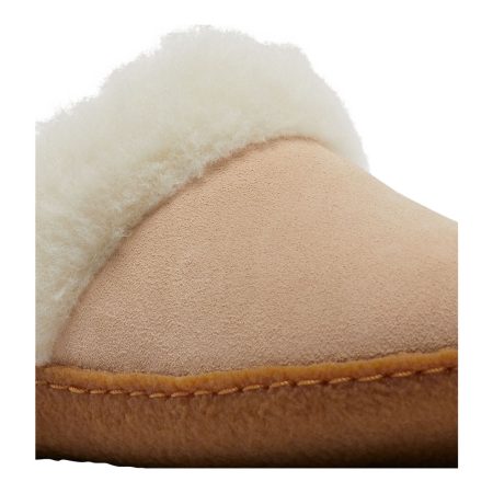 Sorel Women's Nakiska II Slide Slippers, Slip On, Open Heel, Indoor, Faux Fur, Suede