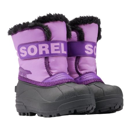 Sorel Kids' Toddler Snow Commander Winter Boots, Girls', Waterproof, Snow, Velcro