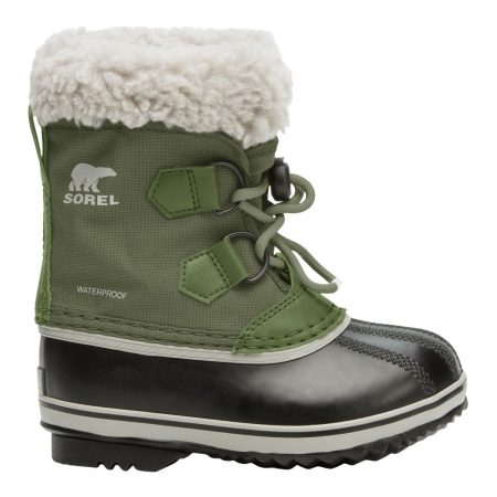 Sorel Kids' Yoot Pac Nylon Hiking Waterproof Insulated Sherpa Boots