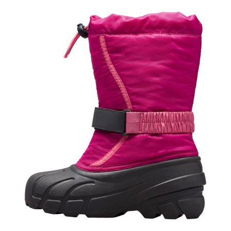 Sorel Kids' Grade School Youth Flurry Waterproof Insulated Non-Slip Winter Boots