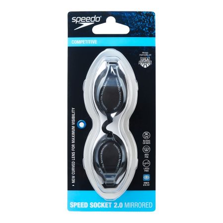 Speedo Speed Socket 2.0 Mirrored Senior Swim Goggles