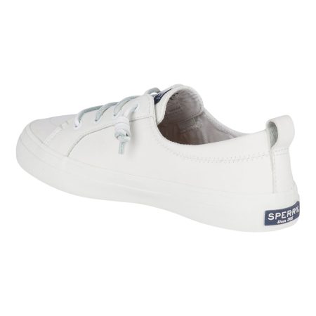 Sperry Women's Crest Vibe Leather Sneakers - White