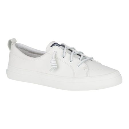 Sperry Women's Crest Vibe Leather Sneakers - White