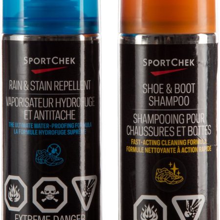 Sport Chek Rain and Stain Protector + Shoe & Boot Shampoo Instant Cleaner Shoe Spray