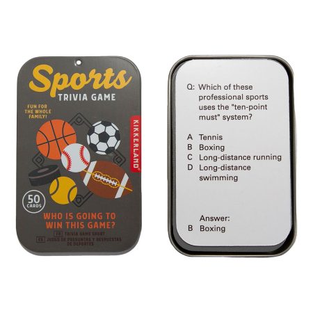 Kikkerland Sports Trivia Cards