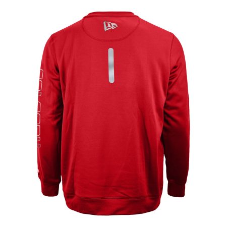 Calgary Stampeders New Era Spirit Crewneck Fleece Top