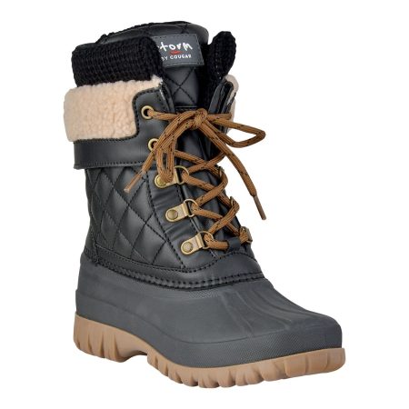 Cougar Kids' Caitlin Waterproof Insulated Non-Slip Winter Boots