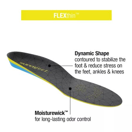 Superfeet Flex Thin Insoles, Shoe Inserts