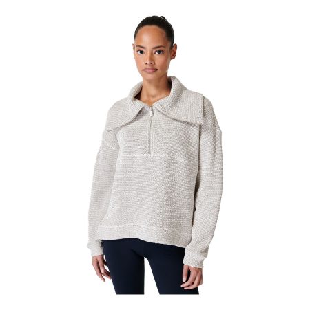 Sweaty Betty Women's Restful Boucle 1/2 Zip Sweatshirt